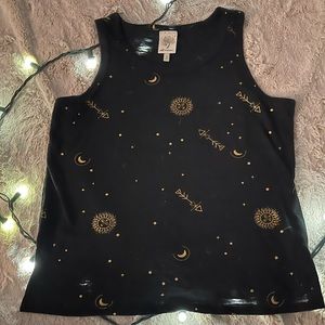 Self Esteem Celestial Tank Top with Little Pocket